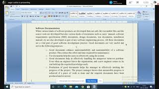 SE: Lecture #17 on Code Walk Through, Code Inspection, Software Documentation, Program Testing