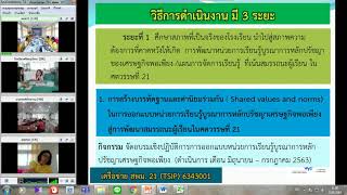 ประชุมConferences การพัฒนาการจัดการเรียนการสอน ช่วงสอง