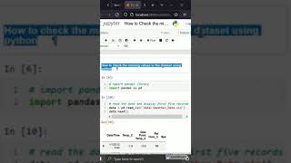 How to check the missing value in dataset in python | Learn Pandas