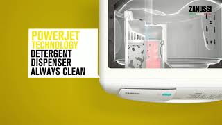 Zanussi PowerJet \u0026 AquaFall Technology