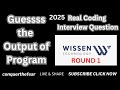 Real World Java Coding Interview Question | Guess the Output | Wissen Technology Round 1 | Spring