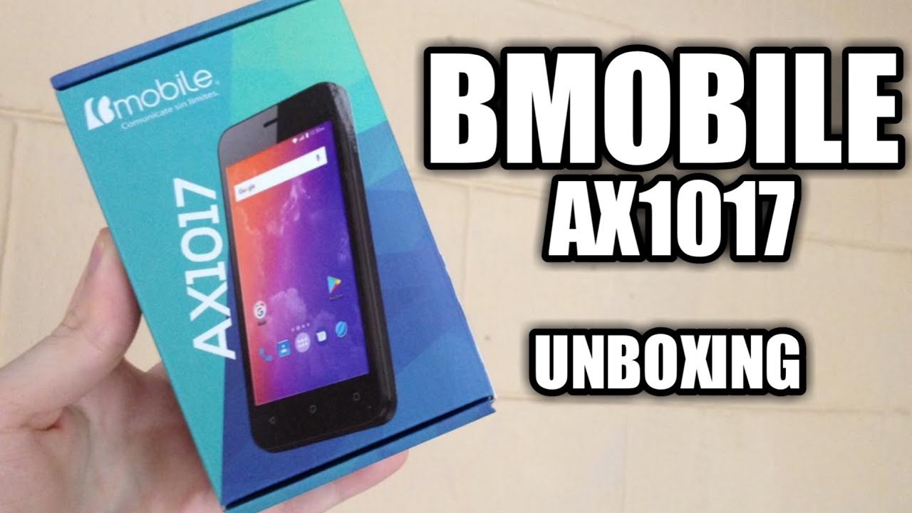 BMobile AX1017 - Unboxing - YouTube