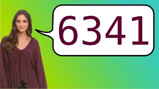 How to say '6341' in French?