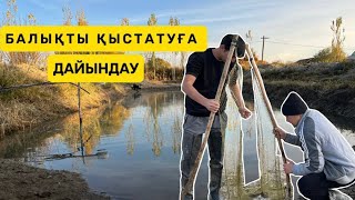 Балық өсіру/қазан айында тоғанымызға отырғызылған тұқы шабақтары