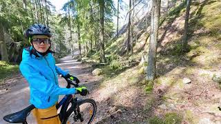 ปั่นจักรยานเที่ยวป่าที่ฟินแลนด์จ้า🚲🚲🇫🇮😁 Cycling at Luukki National reserve in Finland