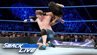 John Cena & Becky Lynch vs. Andrade "Cien" Almas & Zelina Vega: SmackDown LIVE, Jan. 1, 2019