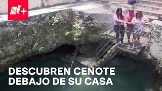 Familia descubre cenote bajo su casa en Yucatán - En Punto