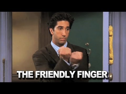 What does the arm thing in Friends mean?