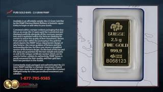 2.5 Gram Gold Bar - PAMP Suisse