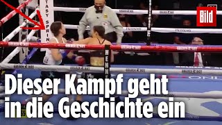 Boxerin geht nach sieben Sekunden k.o. ! | Kalifornien