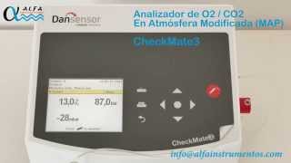 Analizador de  O2 / CO2 en Atmósfera modificada MAP Checkmate3