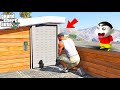 Shin Chan & Franklin Found a Secret Bunker inside Terrace in Gta 5 in Telugu