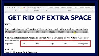 MS WORD Tricks: How To Remove EXTRA SPACES Between Words FAST