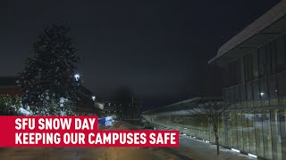 SFU Snow Day: Keeping Campuses Safe