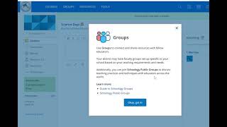 Creating Groups in Schoology