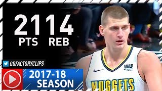 Nikola Jokic Full Highlights vs Nets (2017.10.29) - 21 Pts, 14 Reb