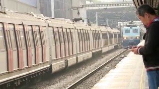 [HD] The Northbound Through Train Z100 (Kowloon to Shanghai) SS8 0173 + 25T at Tai Wai Station