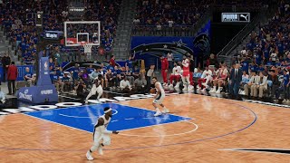 NBA 2K21_外れた3Pをチップインダンク