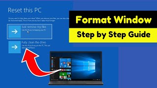 Reset your Windows 10 PC and make it like new again | How To Reset Windows 10/11 | Format Laptop