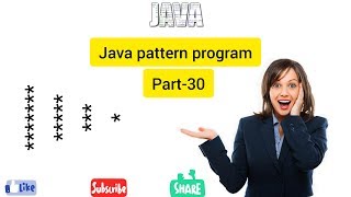 Java pattern program part- 30 Easy Learning Genius