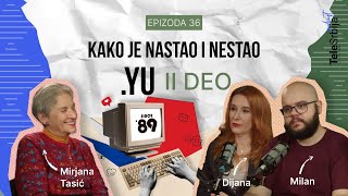 Priče koje se retko čuju: kako je nastao i nestao .yu domen II deo | TeleSrbija podcast EP 36