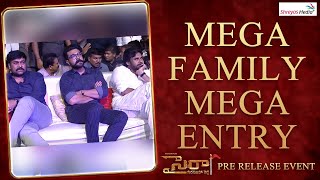 Mega Family Mega Entry | Sye Raa Pre Release Event | Shreyas Media |