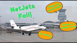 NetJets EJA389 error at Pearson Airport with transcript