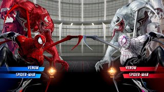 Red Venom \u0026 Red Spider Man VS White Venom \u0026 White Spider Man - Marvel vs Capcom Infinite