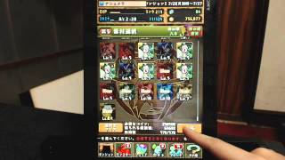 【パズドラ】アテナスキル上げ２回戦