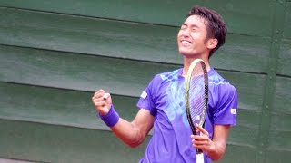 【札幌国際OP2015】内山靖崇vs片山翔 ＜決勝戦 2nd Set＞[Tennis: Yasutaka Uchiyama vs Sho Katayama]