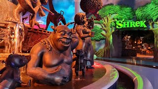 Dreamworks Water Fountain 2022 Shrek, How to Train your Dragon, Kung Fu Panda, Madagascar Motiongate