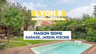 LYON 8 - MAISON FAMILIALE AVEC JARDIN, PISCINE, GARAGE