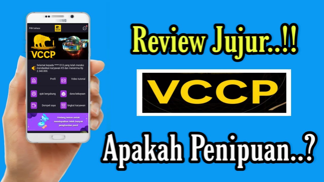 Review Jujur Aplikasi VCCP Penipuan!! Aplikasi VCCP Penghasil Uang ...