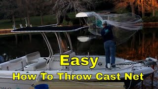 How To Throw A Cast Net Step by Step #bait,#fishing,#castnet,