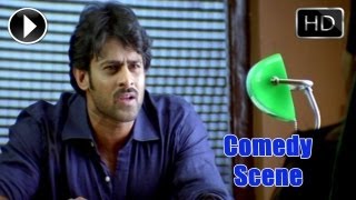 Ek Niranjan Movie | Prabhas Comedy Scene In Police Station