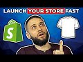 How To LAUNCH A Print On Demand Shopify Store FAST! (For Beginners)