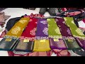 From 175/-‼️wholesale Designer Fancy sarees in chickpet Bangalore😍single set saree courier available