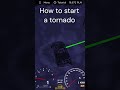 How to start a tornado in PCD #roblox #polishcardriving