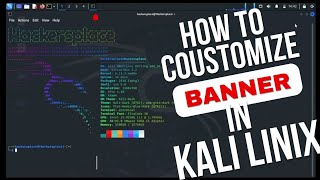 How to create Banner in Kali Linux Terminal || Banner || #kalilinux || @HackersPlace07