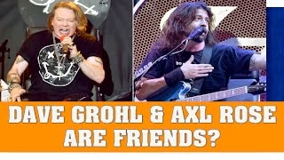 Dave Grohl & Axl Rose Friends? Dave Grohl Attends AC/DC Concert in Washington DC