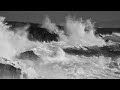 black and white photographs seascapes from portugal