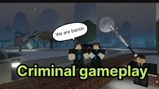 Criminal gameplay as a “BACON” | METAL BAT \u0026 G36 | EMERGENCY HAMBURG | ROBLOX |