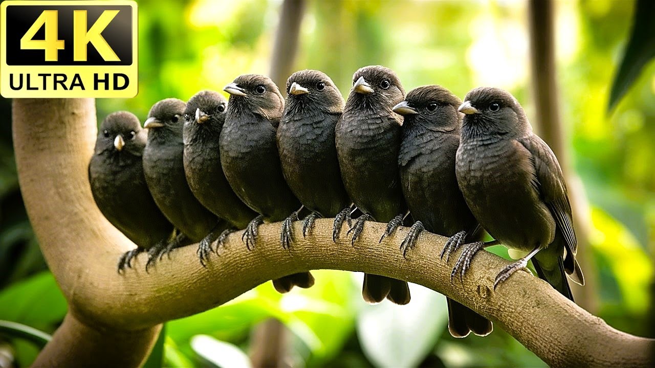 Beautiful Rainforest Birds Perched In Nature Rainforestwildlife Birds