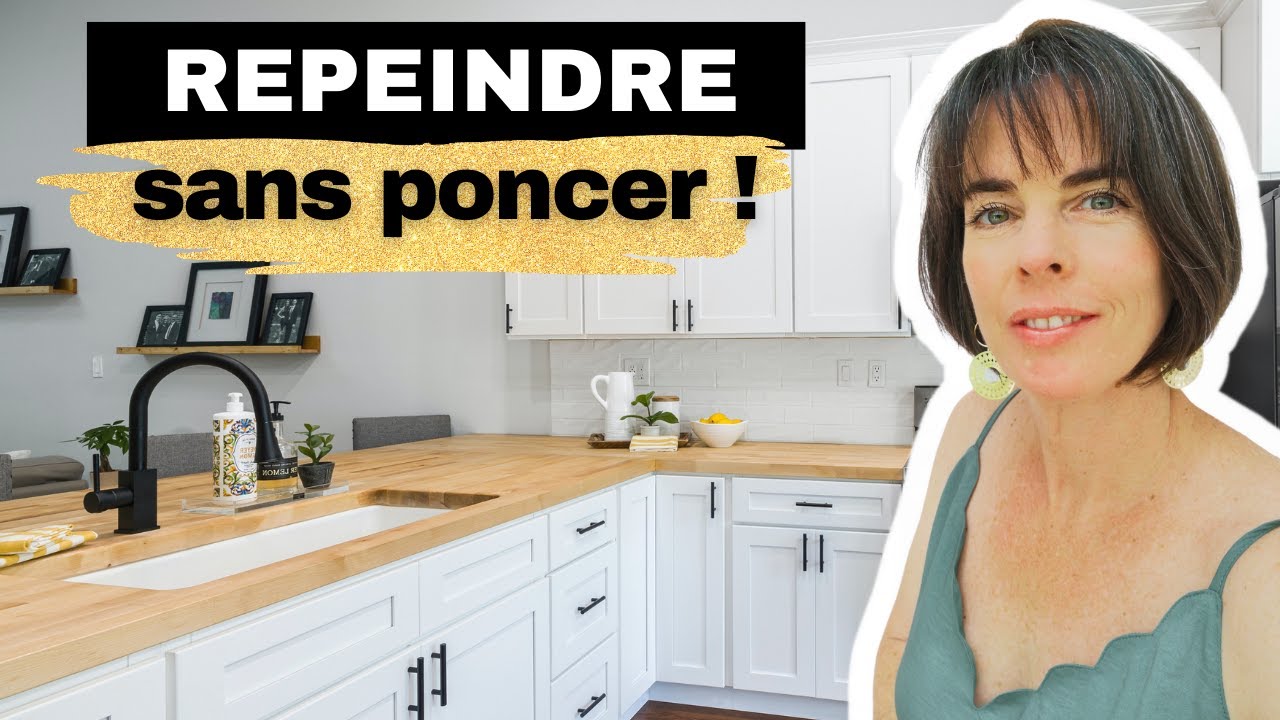 Repeindre Meuble Cuisine Sans Poncer Et Sans Stress ! - YouTube