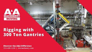 Rigging with 300 ton Gantries (Time Lapse)