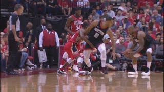Eric Gordon Gets Into Fight With E'Twuan Moore After Getting His Nuts Touched | Pelicans vs Rockets|