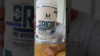 MyProtein Origin pre workout review⚡️🔥 #shorts #preworkout #gymshorts @MyproteinOfficial