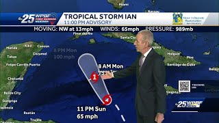 Tropical Storm Ian forecast to 'rapidly strengthen' while Florida under statewide emergency