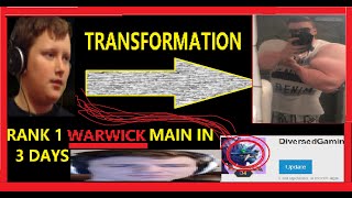 DIVERSEGAMING // RANK 1 WARWICK CLIMB IN 3 DAYS || (ft. Tiedemann) + [Masterfaust是德]  4K DOLBY ASTRO