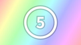 5 seconds timer ‐ Countdown Circle Gradation